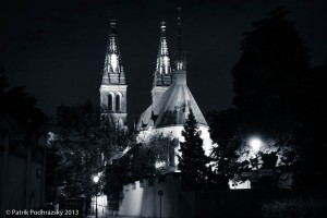 Praha, Vyšehrad noc